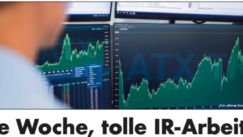 Beitragsbild zu Tolle Woche, tolle IR-Arbeit