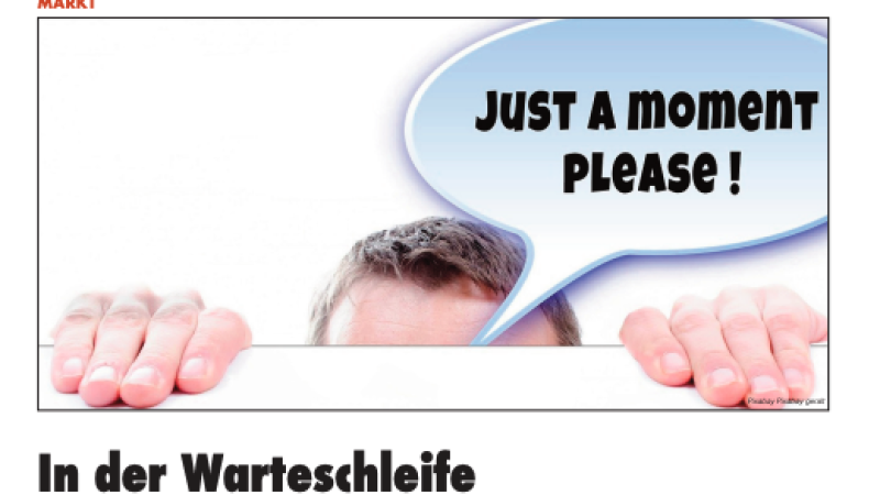 Beitragsbild zu Wiener Börsenews (und mehr): In der Warteschleife