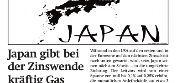 Beitragsbild zu News aus dem Börse Express PDF vom 31.07.2024: Japan gibt Gas und OMV im Soll und Ist