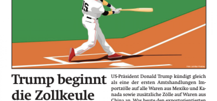 Beitragsbild zu News aus dem Börse Express PDF vom 26.11.2024 - Trump beginnt die Zoll-Keule zu schwingen